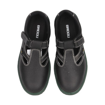 霍尼韦尔SHTUSL101防砸安全凉鞋带透气孔夏季工作鞋 1双 黑色 46