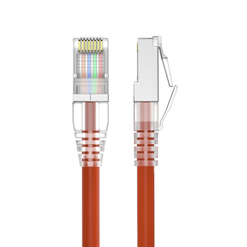 千天（Qantop）QT-WP29L 六类非屏蔽网络跳线 工程级CAT6类网线5米纯铜成品网线橙色