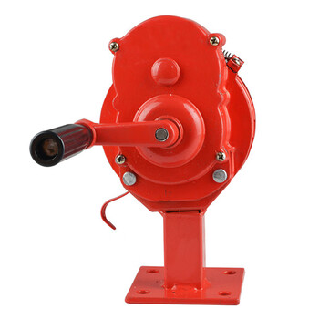 者也 应急防灾疏散演习消防演练矿山防汛报警器 铝合金固定式手摇警报器 红色