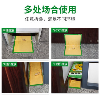 金大侠粘鼠板老鼠贴超强力家用老鼠一窝端捕鼠神器加大加厚灭鼠粘板10片
