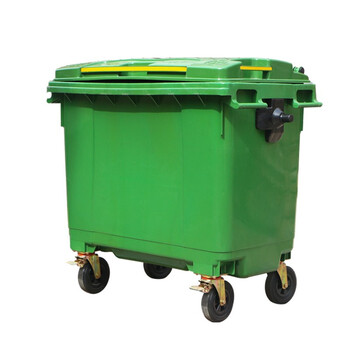 伏兴 环卫垃圾车大号垃圾桶带盖医疗垃圾桶手推保洁清运车带轮定做 颜色备注2个起订 1100L手推垃圾车