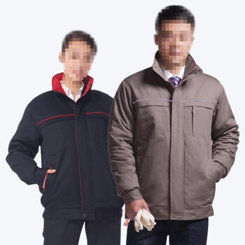 理联 LN-1609 冬季劳保棉衣外套 女款-藏蓝色 XL