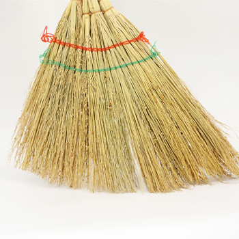 康丽雅 K-0032 植物小扫把 学校物业单个扫帚清洁笤帚 精加工脱壳高粱扫把