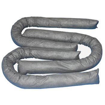 斯铂格 BGF-86 吸油棉条吸油索围油围栏吸附毛毡吸液棉栅栏泄露应急处理  白色吸油条7.6cm*1.2m