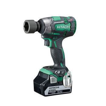 高壹工机 HiKOKI WR18DBDL2 18V充电式锂电无刷冲击扳手架子工风炮锂电冲击扳手5.0两电一高速闪