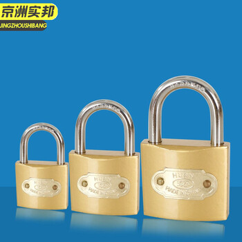 京洲实邦【通开锁63mm/1把钥匙】宿舍柜子大门通用锁头JZSB-9561B