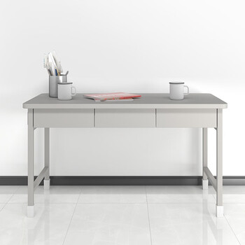 京顿办公桌学习桌培训桌阅览桌宿舍桌子三抽办公桌120*60*78cm
