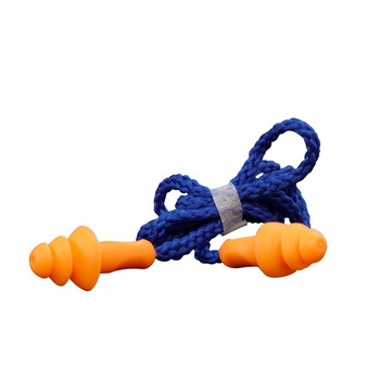 元汗1110防噪音耳塞男女 100付 独立包装 圣诞树型 硅胶带线降噪耳塞