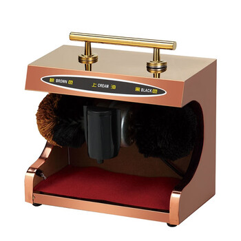 益美得 FH-1293  酒店全自动感应擦鞋机多功能电动刷鞋机擦鞋器 黑金色