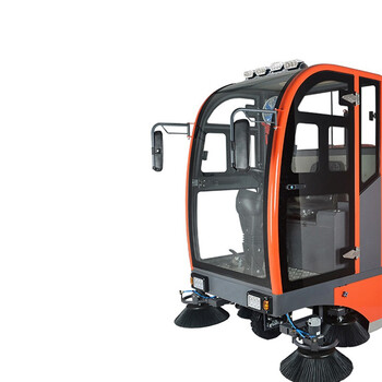 苏识 QJ0093 工业驾驶式扫地机工厂码头电动扫地车双吸尘清扫车