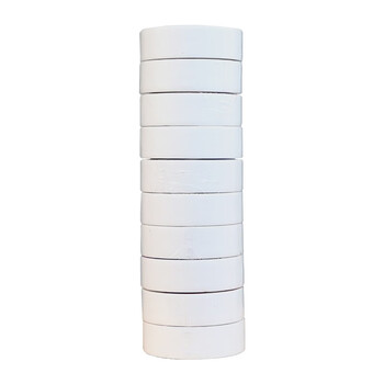 3M 1500#白色 电工胶带 电气绝缘胶带 PVC电工胶布 无铅600V 防潮耐酸碱（18mm*10m*0.13mm）10卷装