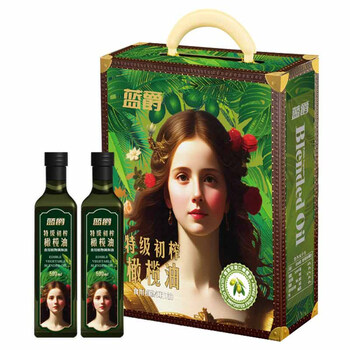 蓝爵蓝爵-橄榄调和油礼盒 500ml*2