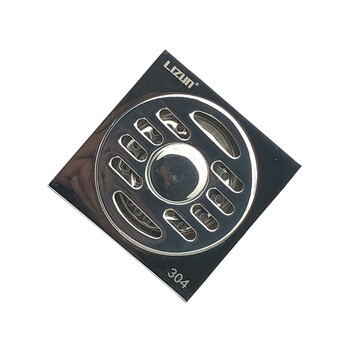 SBTOOR 丽尊不锈钢6厘双用地漏防臭 卫生间全铜地漏芯洗衣机地漏下水道浴室8052（定制）