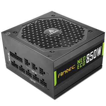 安钛克 Antec NE850金牌全模组/全日系电解电容/配Pcle16Pin电源线/风扇启停/电脑主机电源850W