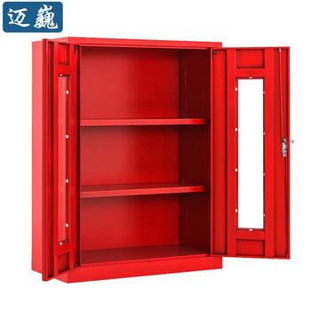 迈巍应急物资柜储物柜双玻璃门抗洪防汛器材用品存放柜可定制ME040