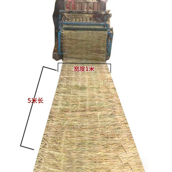 汇安 稻草帘子1*2m 草席草苫子道路防滑草垫子编织草袋混凝土防冻寒保温垫车皮 可定制