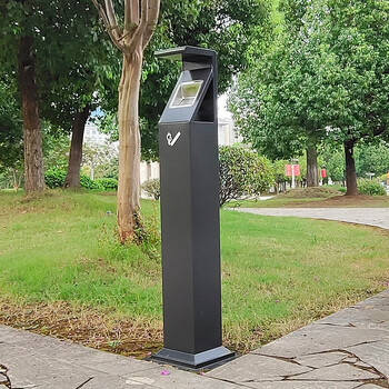 迪恩斯（DEANS）烟灰柱户外立式落地吸烟柱灭烟柱街道环卫公园工业园区烟蒂柱吸烟区专用烟灰垃圾桶室外吸烟桶 129U