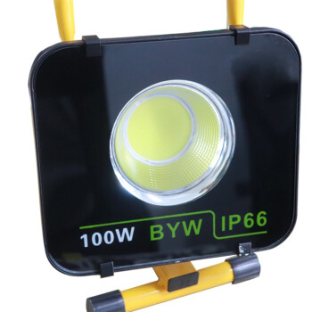 贝工 LED应急投光灯 手提式可移动充电投光灯 100W 白光 BYW-100W 金冉系列