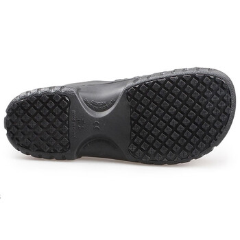 安美尚（ams）7100厨师鞋厨房酒店工作鞋橡胶底防油耐磨透气性好定做黑色42#