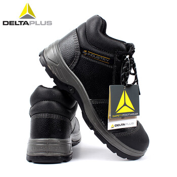 代尔塔（Deltaplus）301906升级301926高帮安全鞋牛皮安全鞋防砸防油防水防刺穿防滑劳保鞋 40码