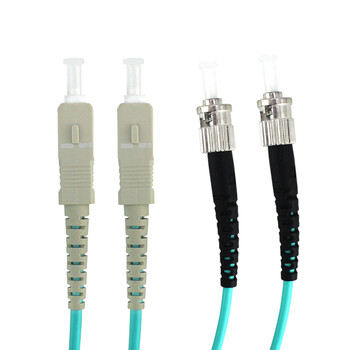 凌科朔(LINKSHIRE) 电信级万兆多模双芯OM4光纤跳线SC-ST 万兆 OM4 SC-ST 1米