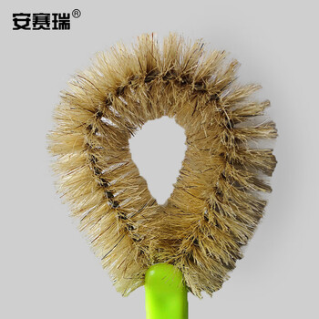 安赛瑞 猪鬃长柄锅刷 清洁刷洗碗刷 (10个装) 不沾油锅刷碗刷 清洁用品27359