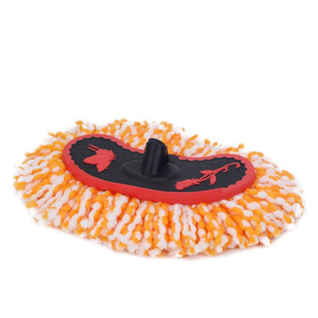 康丽雅 K-0213 伸缩款不锈钢杆洗车拖把 软毛除尘掸刷车工具 太阳花纳米款