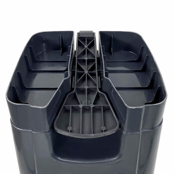 兰诗 XD-60 新国标户外脚踏分类垃圾桶酒店物业环卫小区果皮箱 60升黑色-其他垃圾