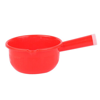 兰诗（LAUTEE）FH-1033 塑料瓢舀子加厚大号红色水瓢水勺  中号