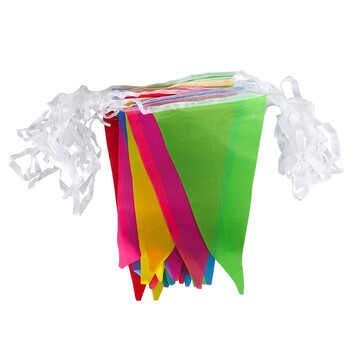 朋安三角彩旗30米长60面小彩旗户外施工现场工地庆祝彩旗婚礼现场生日聚会彩旗