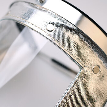 者也(ZYE)铝箔面罩耐高温防护面罩搭配安全帽使用炉前工焊接冶炼窑炉 (不含安全帽)