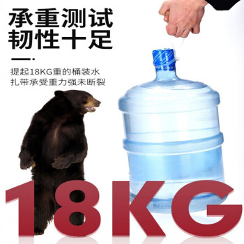 飞尔（FLYER）尼龙扎带 束线扎线带 捆扎带 塑料绑带 白色 5×400mm 500根/包