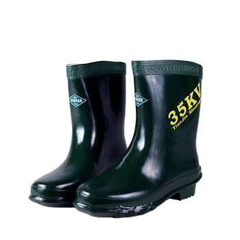 双安35kv高压绝缘靴 电工防护绝缘雨靴 44码SAX-35KV