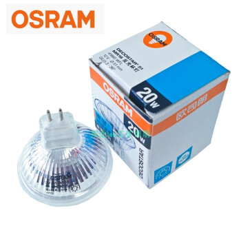 欧司朗(OSRAM) MR16普及型卤钨灯杯无盖41870WFL 12V 50W 灯头接口GU5.3 50只