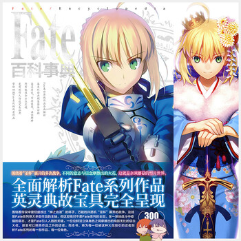 fategrandorder英灵图鉴动漫fate周边海报明信片礼盒fatego百科事典送