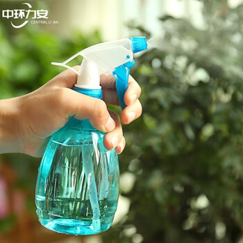中环力安【两个装颜色随机发】500ml浇花喷壶分装瓶园艺洒水壶喷雾器手压力花卉浇水瓶