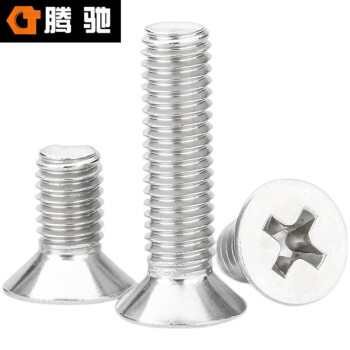 腾驰（CT）026 十字沉头螺丝 GB819 304不锈钢  M2*3（500支/包）