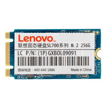联想（Lenovo) 256GB SSD固态硬盘  M.2接口(SATA总线) SL700固态宝系列 2242板型