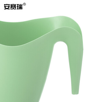 安赛瑞 浇水壶 长嘴浇水壶1.8升多肉种菜浇花洒水壶 盆栽种花水壶 1.8L 绿色 530936