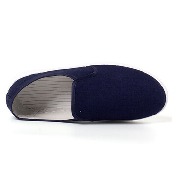 安美尚（ams）深蓝色中巾鞋 PVC底 布面 38码 5双（定制）