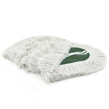 兰诗（LAUTEE）GJ-0171 螺丝扣款尘推布  拖布配件 绿色-120厘米2个装