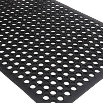 雅的 发橡胶垫厨房防滑垫耐磨耐油减压方块拼接商用地毯橡胶垫 93*93可互扣 /块