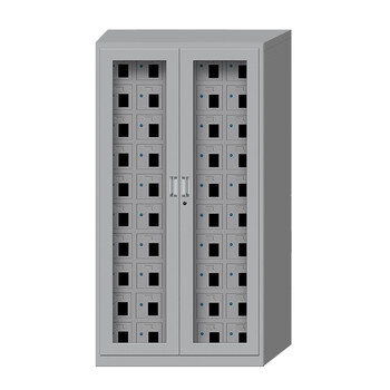 盛花加厚钢制50门外玻门手机柜手机储物柜可存放柜物品柜保管柜