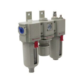诺冠（Norgren） 三联件通用过滤器空气调压阀气源处理器 C49B-4GK-MW1-RMG-EWB 接口：G1/2 手动排水