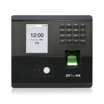 ZKTECOZKTeco/熵基科技 nFace102-S动态人脸识别考勤机 指纹人脸混合识别毫秒级打卡机 自助报表