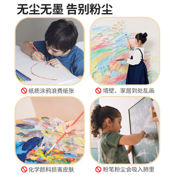 纽曼12.5英寸彩色笔迹液晶画板电子黑板手写板儿童画板办宝宝绘画草稿纸板留言备忘男女孩生日礼物绿色
