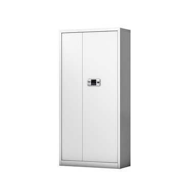 盛花加厚通体电子密码锁保密柜通门电子密码档案柜资料柜保管柜白色