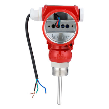 匡建仪表（CONJANT）消防新规专用流量开关喷淋阀插入式热导流量开关高位消防水箱 DN25螺纹 无源常开继电器 