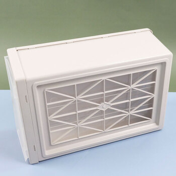 海斯迪克 HKCL-72 抽屉式桌面收纳盒 透明塑料可叠放整理箱衣柜衣物整理箱 中号13L