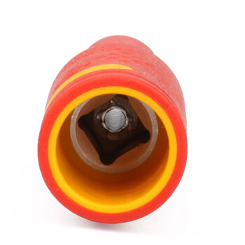 宝合(BOOHER)1/4"系列双色绝缘6角公制长套筒11mm